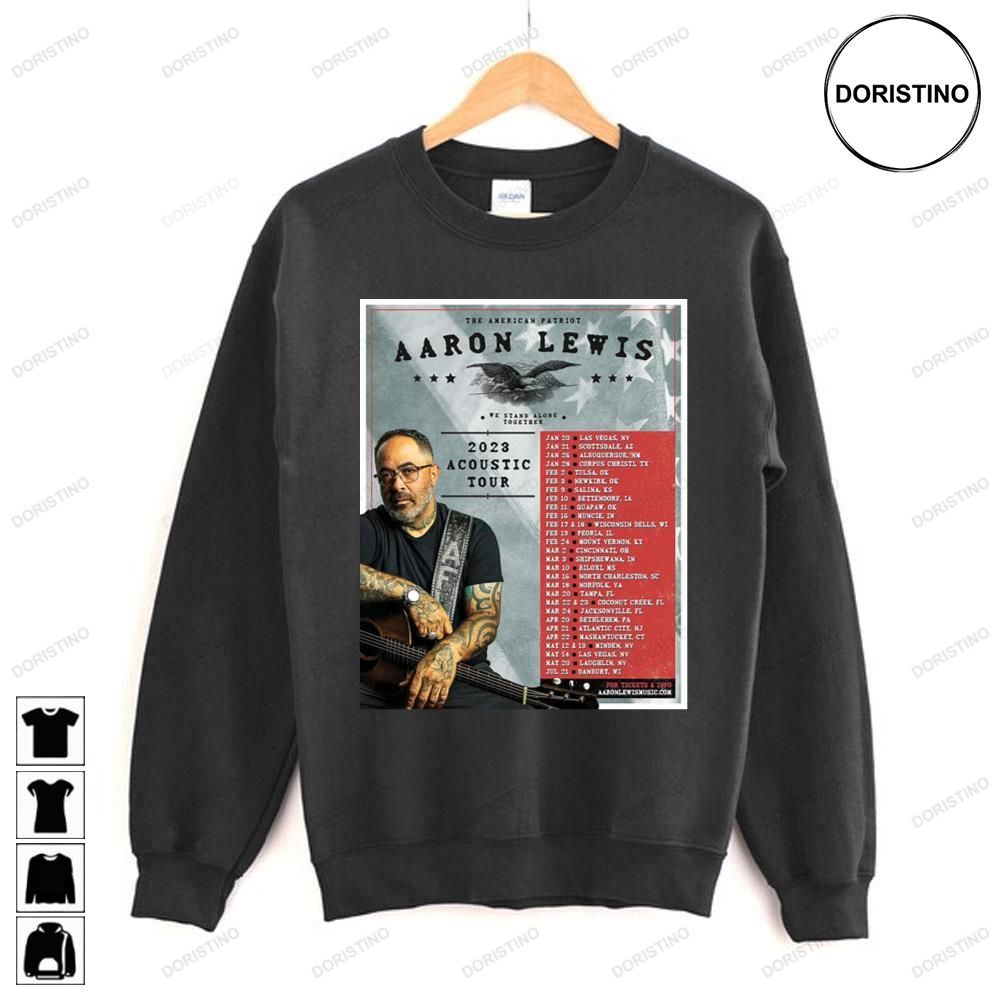 Aaron Lewis 2023 Tour Acoustic Limited Edition T-shirts